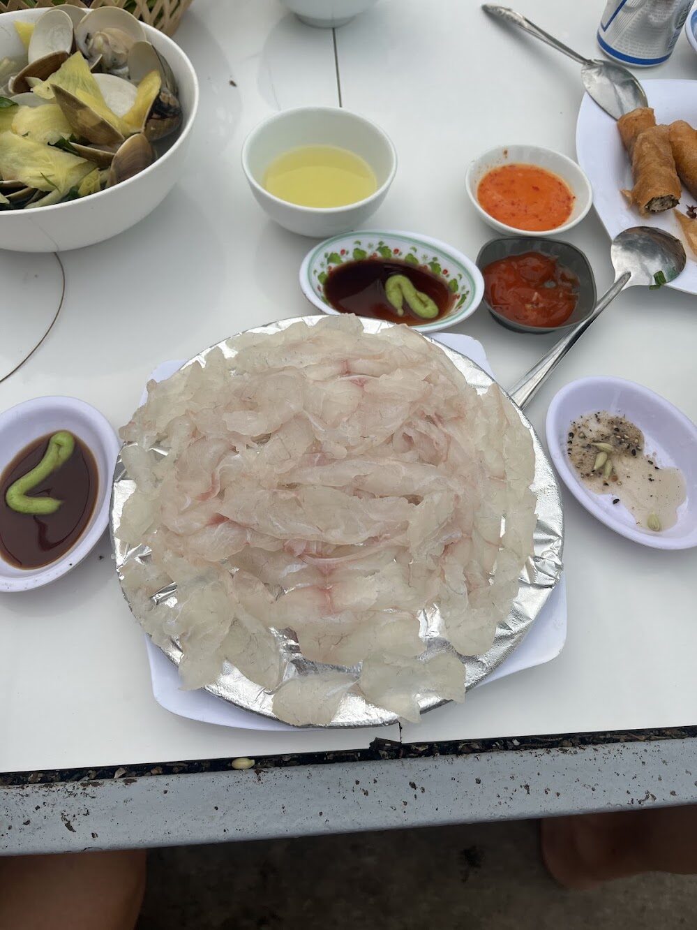 Cá tươi thái lát Quán Mệ Toại
