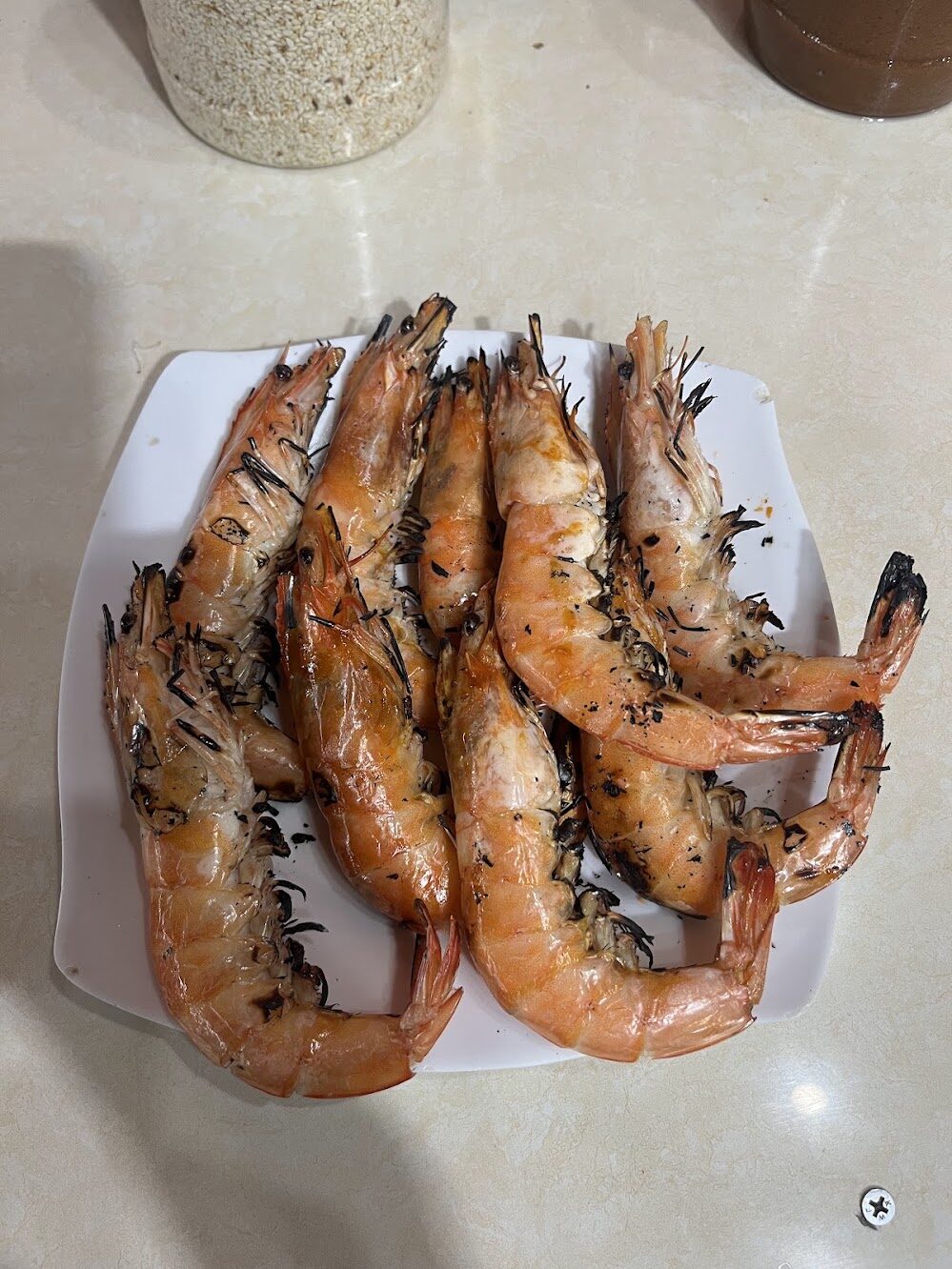 Tôm nướng muối ớt Quán Mệ Toại