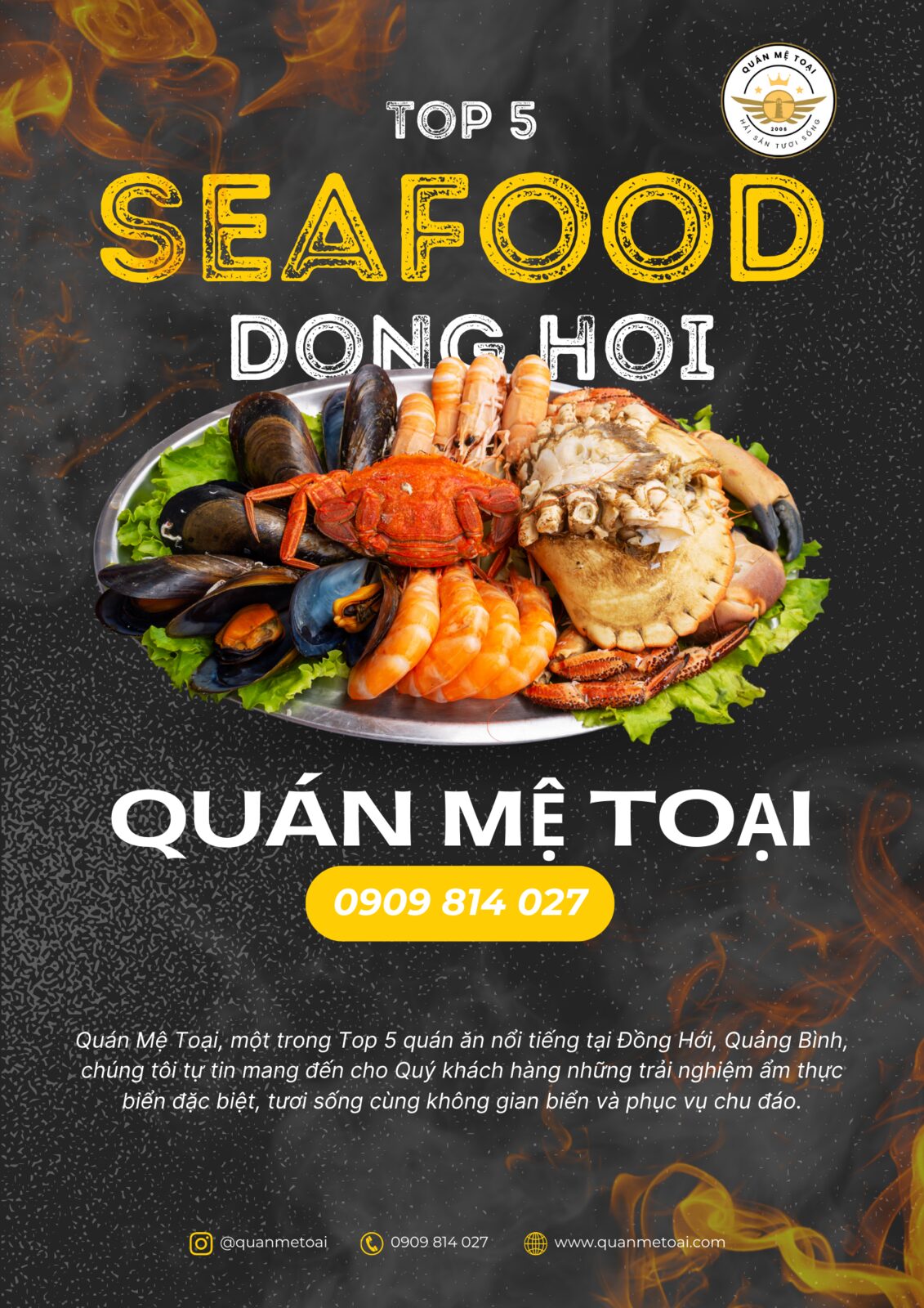 Quán Mệ Toại - Top 5 hải sản Đồng Hới
